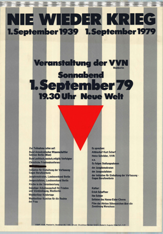 Nie wieder Krieg 1. September 1939 - 1. September 1979