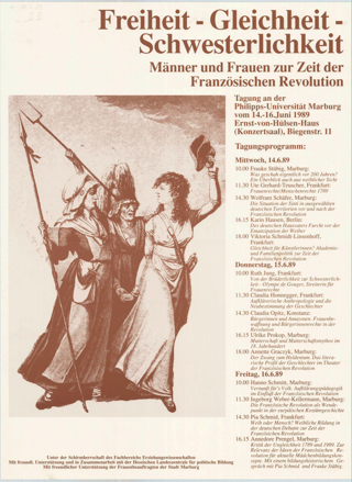 Freiheit- Gleichheit - Schwesterlichkeit Männer und Frauen zur Zeit der Französischen Revolution