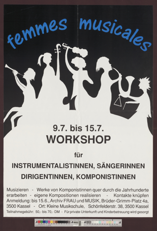 femmes musicales : Workshop für Instrumentalistinnen, Sängerinnen, Dirigentinnen, Komponistinnen