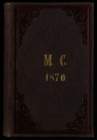 Tagebuch M.C. 1870