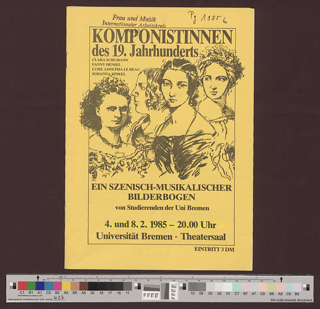Komponistinnen des 19. Jahrhunderts : Ein Szenisch-musikalischer Bilderbogen