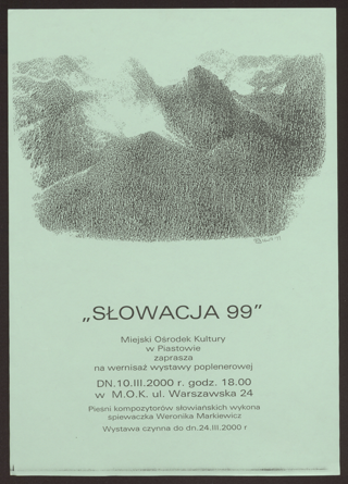 Mappe "Programme + Kritiken /Presse" : "Slowacja 99" (Slowakei 99)