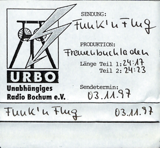 "Frauenbuchladen" Sendung vom 03.11.1997