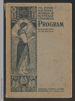 Programm ; VII. International Woman Suffrage Congress : Budapest, June 15. - 20. 1913