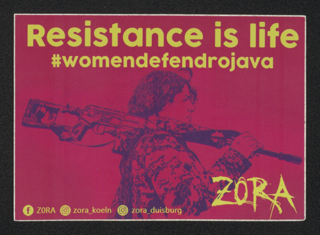 Resistance is life #womendefendrojava