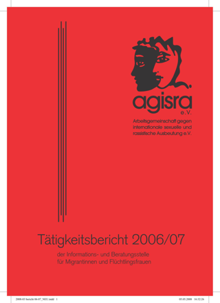 agisra e. V. Tätigkeitsbericht 2006/07