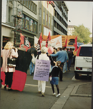 Anti-Arbeitsförderungsgesetz Demonstration