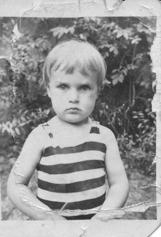 Kinderfoto von Rita Thomas alias Tommy