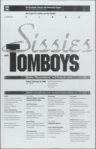 Sissies and Tornboys Gender "Nonconformity" and Homosexuality