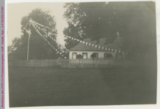 Einweihung des Bootshauses des Casseler Frauen-Ruder-Vereins im Prinzessinnengarten, 1927