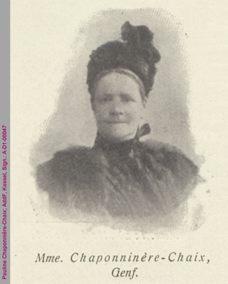 Porträt von Pauline Chaponnière-Chaix