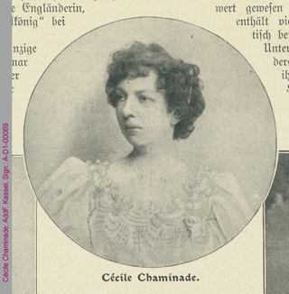 Porträt von Cécile Chaminade
