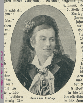 Porträt von Emmy von Dincklage