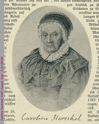Porträt von Caroline Herschel