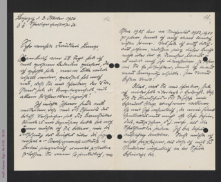Brief von Frida Hansmann an Helene Lange