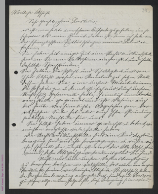 Abschrift Brief von Ottilie Dix an Anna Breslauer