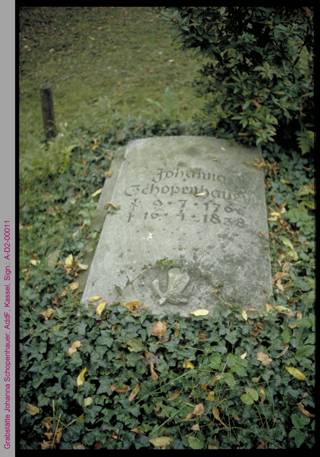 Grabstätte von Johanna Schopenhauer in Jena