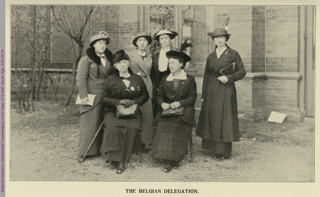Belgische Delegation, Internationaler Frauenkongress in Den Haag, 1915