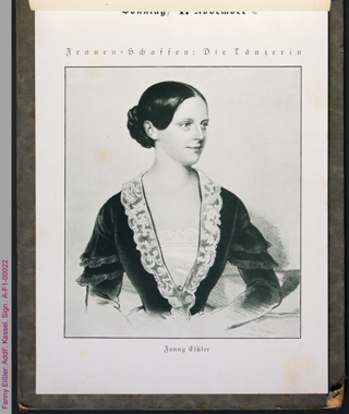 Porträt von Fanny Elßler