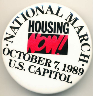 Protestmarsch in Washington zum Capitol gegen Wohnungsnot und Sozialpolitik