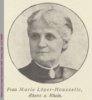 Porträt von Marie Luise Loeper-Housselle