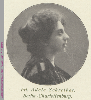 Porträt von Adele Schreiber-Krieger