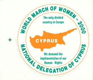 Weltmarsch der Frauen - National-Deligation aus Zypern