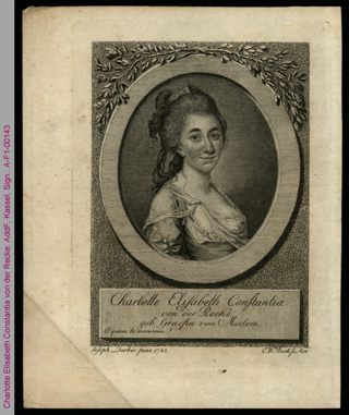 Porträt von Charlotte Elisabeth Constantia von der Recke