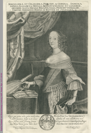 Porträt von Sophie Elisabeth von Braunschweig-Lüneburg