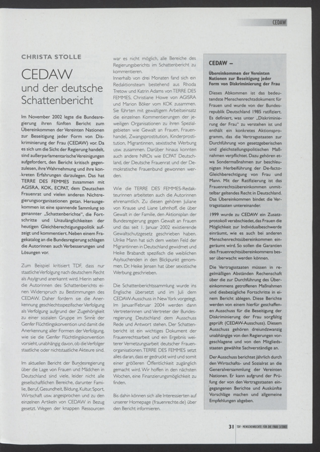 CEDAW und der deutsche Schattenbericht