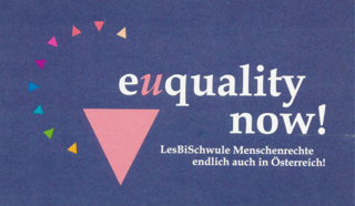 Lesben / Schwule-Gleichstellungs-Kampagne
