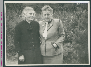 Elisabeth Selbert mit Mutter Elisabeth Rohde