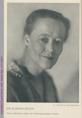 Porträt von Anne-Marie Durand-Wever