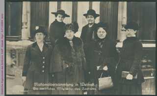 Weibliche Abgeordnete des Zentrums, Weimarer Nationalversammlung