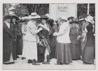 Teilnehmerinnen Frauenstimmrechtskongress 1912
