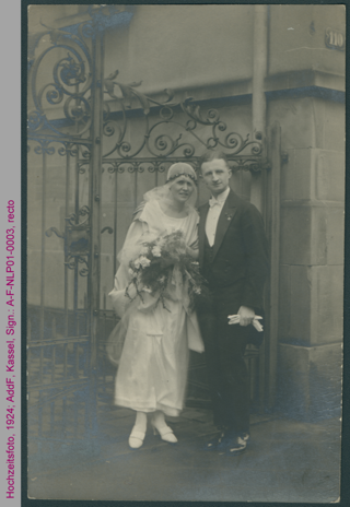 Hochzeitsfoto, 1924