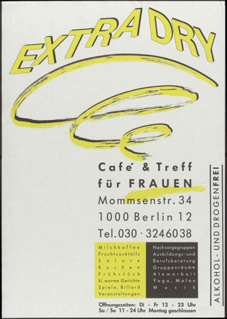 Extra Dry - Cafe und Treff für Frauen, Mommsenstr. 34