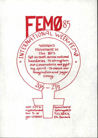 Femö 85 : International week Femö ; 20.7. - 27.7.1985