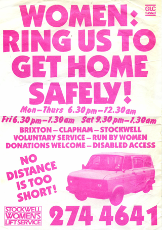 Women: ring us to get home safely!