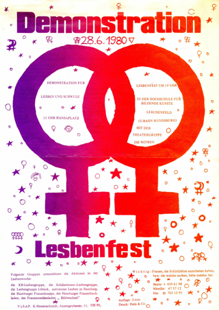 Demonstration : Lesbenfest