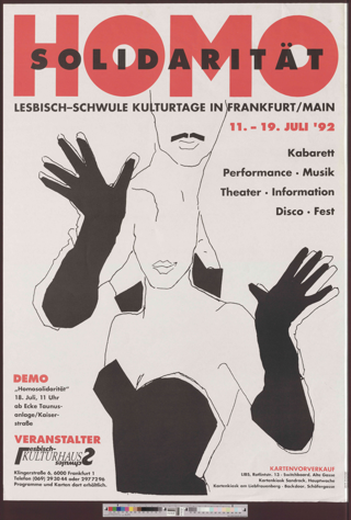 Homosolidarität : Lesbisch-Schwule Kulturtage in Frankfurt/Main