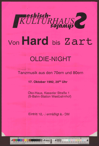 Von Hart bis Zart : Oldienight -Tanzmusik aus den 70er und 80ern